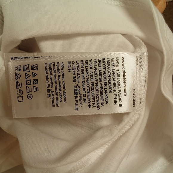 Calvin Klein White Long Sleeve Shirt - Picture 6 of 6